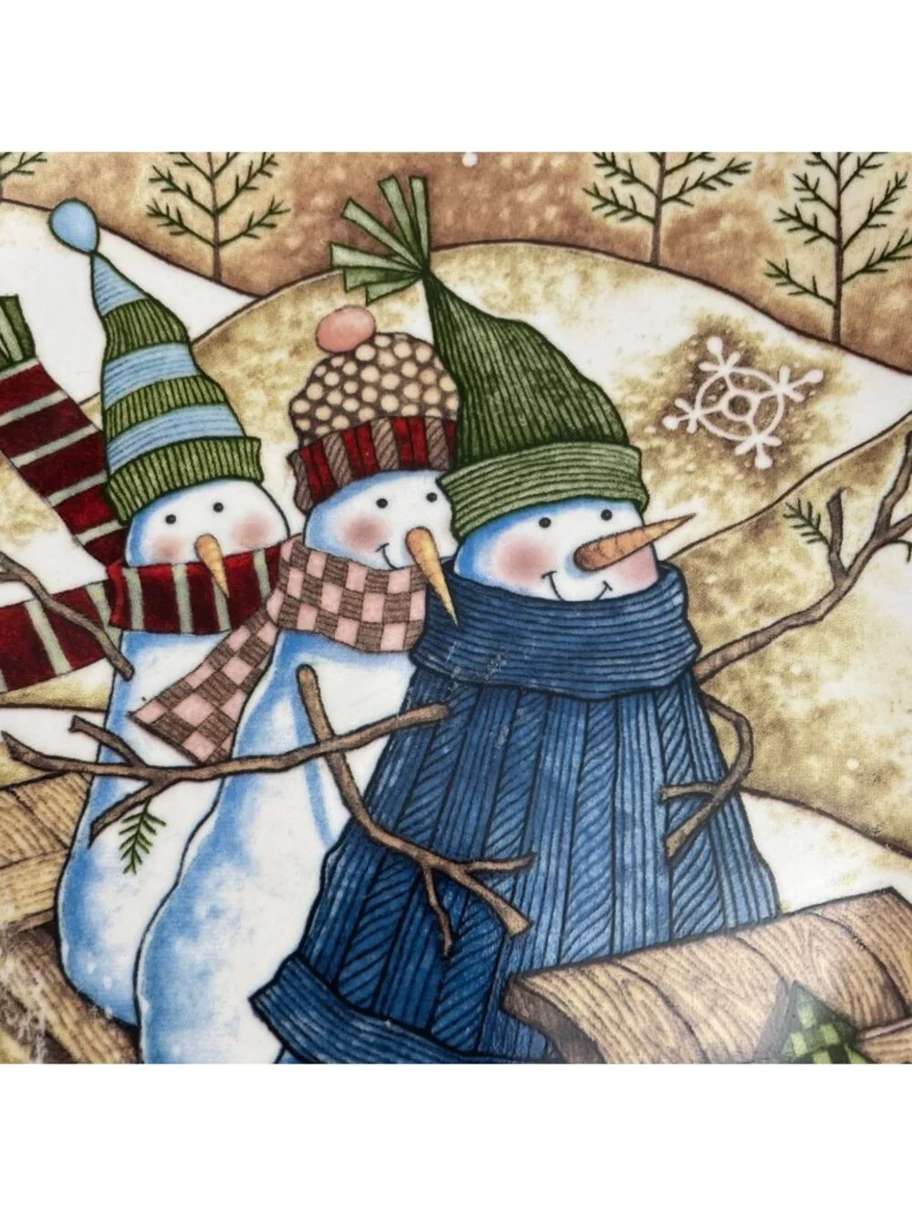 T. Santry Sledding Snowman 8